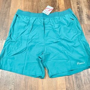 Pudolla Men's Teal Athletic Shorts